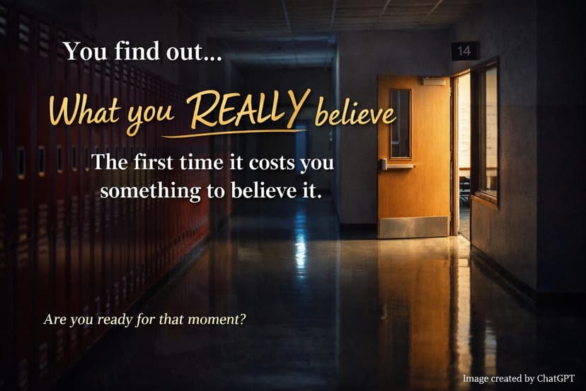 What You Actually Believe (You Won't Find Out Until It Costs You Something)